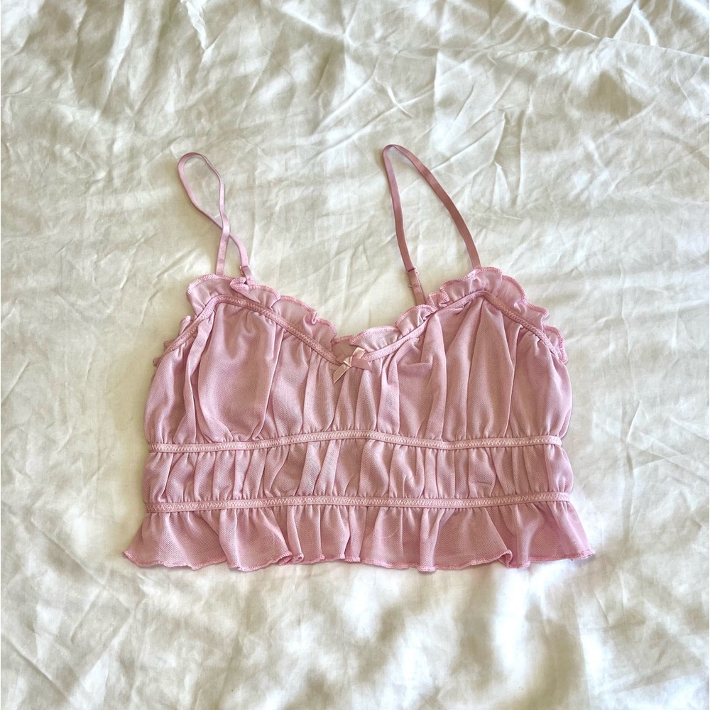Garage Ruffle Tank Top